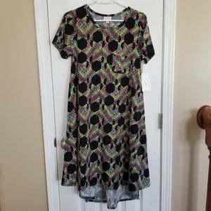 S LuLaRoe Disney Carly Minnie Print